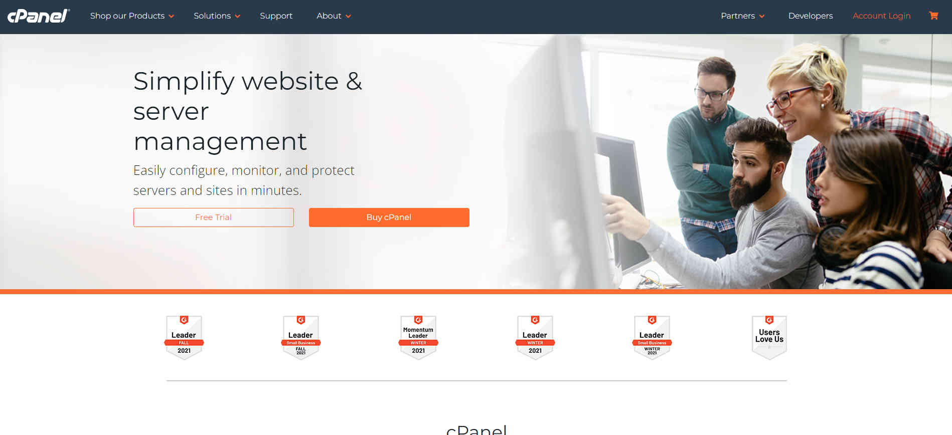 cPanel 官网