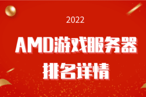 2022年AMD游戏服务器排名