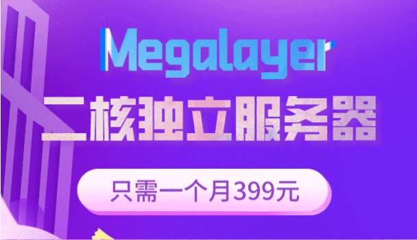 Megalayer 小型二核商业独立服务器只需一个月399元特色图片