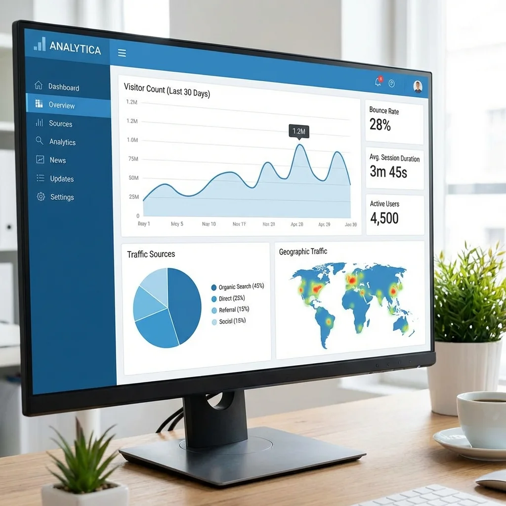 Traffic.cv 流量分析仪表板