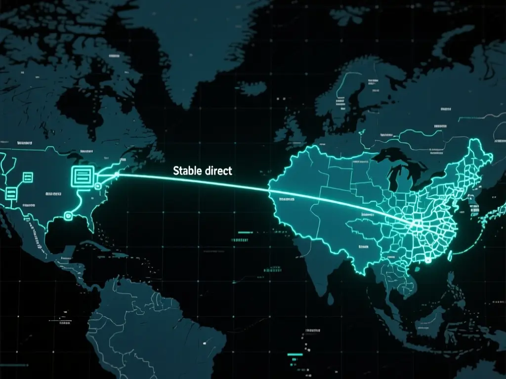回程路径稳定与绕行拥塞示意