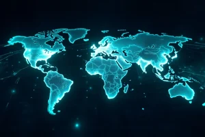 全球 CDN 网络加速示意图