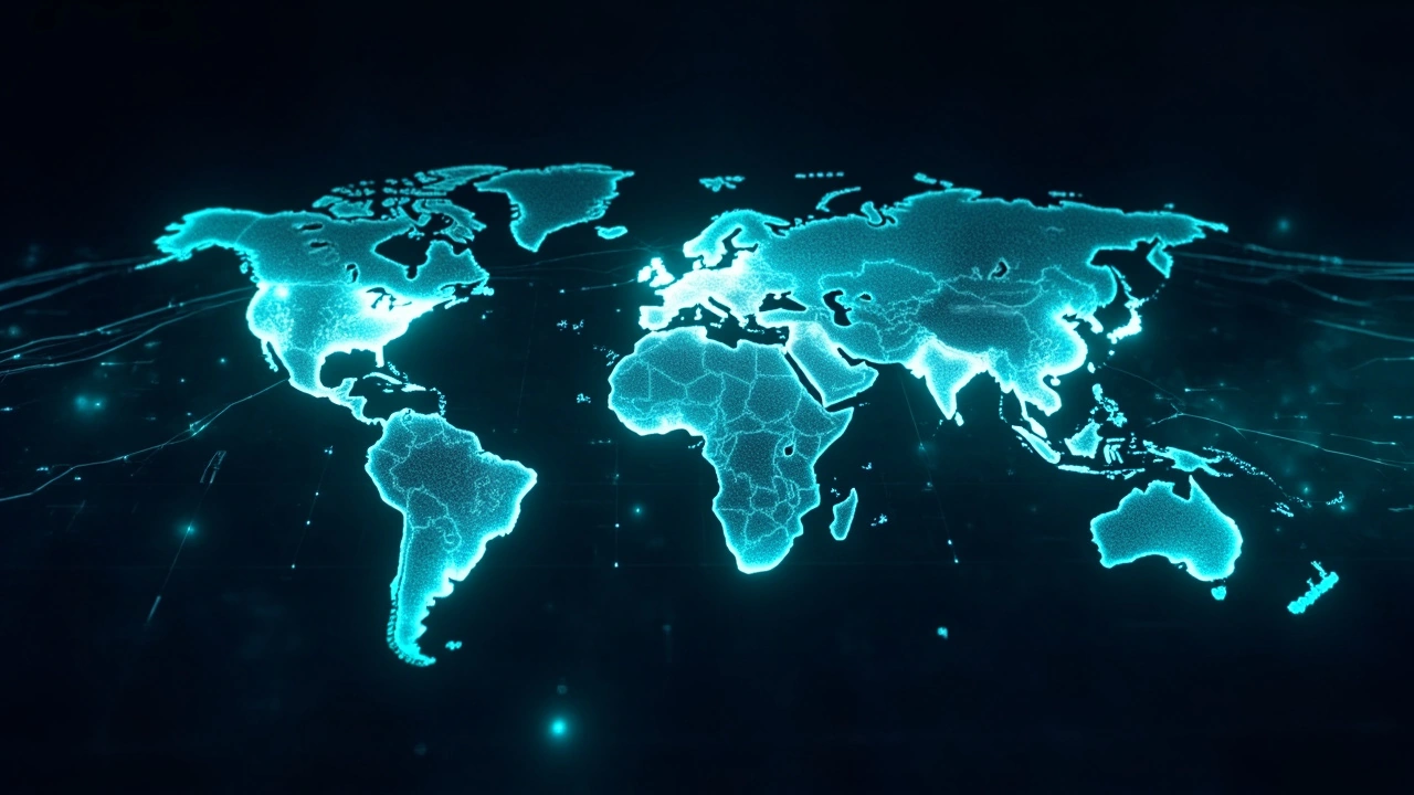全球 CDN 网络加速示意图