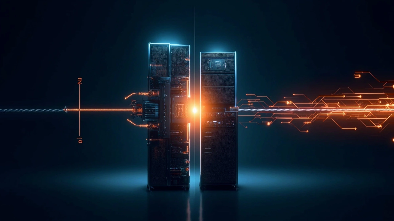 网络使用率与 CPU 使用率的对比关系