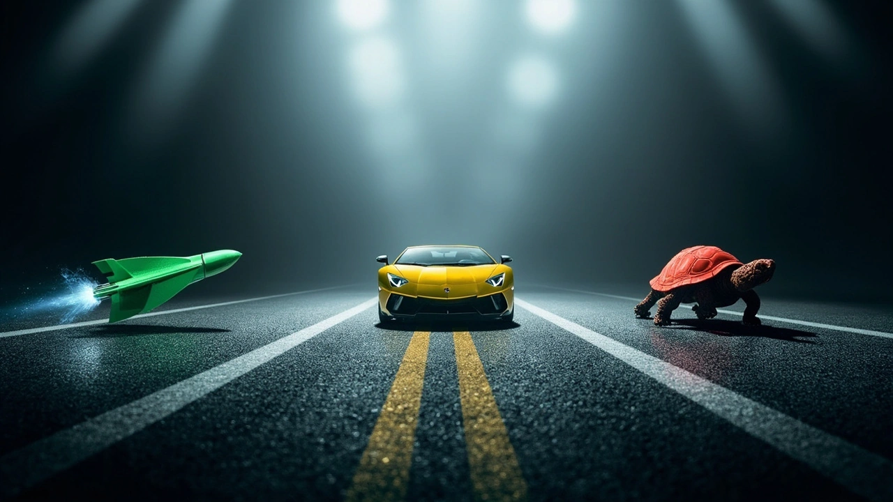 NVMe SSD、SATA SSD 与 HDD 性能对比示意图