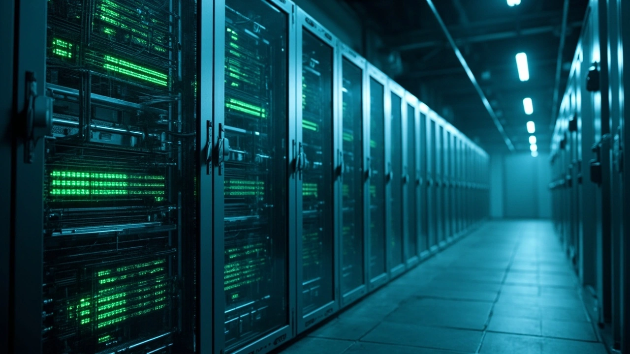 美国VPS深度横评封面配图:服务器机房实景