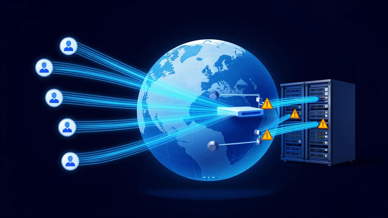 海外用户访问 VPS 的网络链路示意图