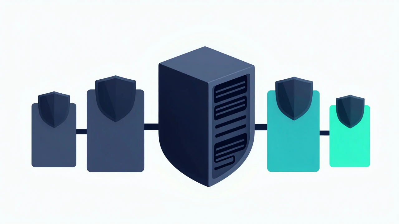 VPS DDoS 免费额度评测封面图,展示带防护盾的服务器与多档防护对比